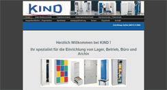 Desktop Screenshot of kind-stahlschrank.de